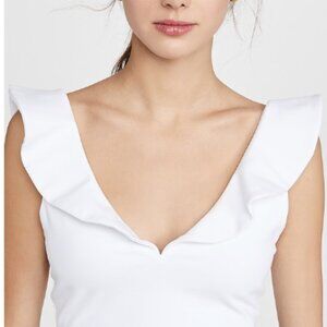 Susana Monaco Ruffled Crop Top
